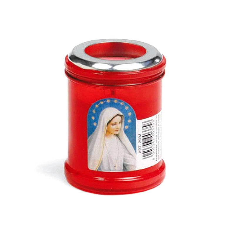 Cero Votivo Luce Eterna Rosso T50