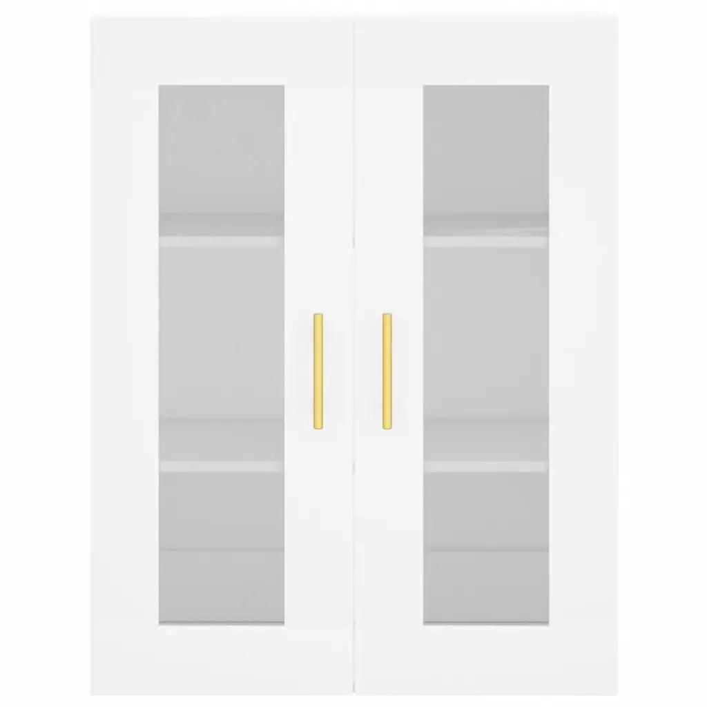 Credenza | Madia | Buffet da pranzo | Armadio da pranzo Bianca 69,5x34x180 cm in Legno Multistrato