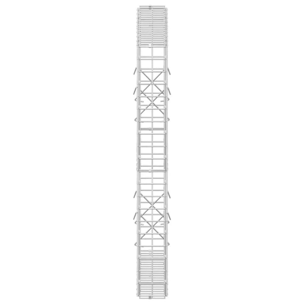 Gabion con Filo da 3,5 mm e Maglia da 5x5 cm 100x10x100 cm 3462044