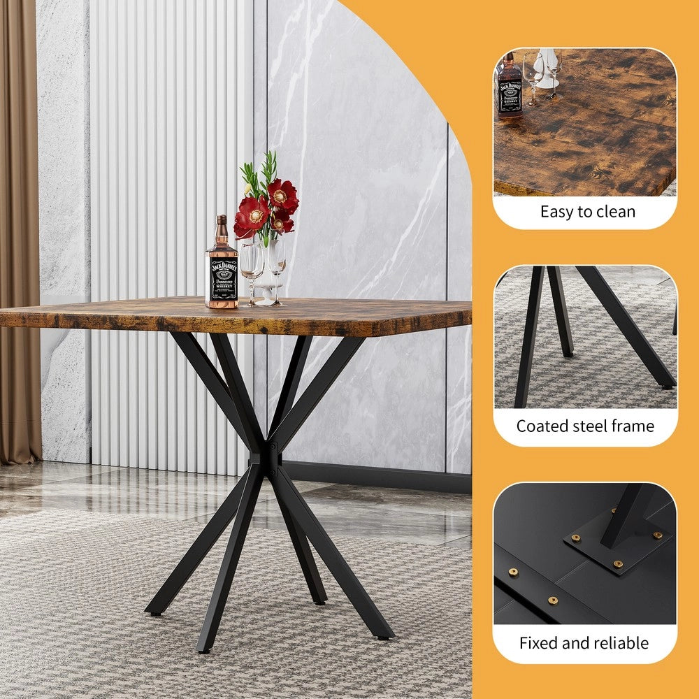 Tavolo da Pranzo Quadrato per 4-6 Persone ¨C Xylo ¨C Moderno, Salotto, Cucina