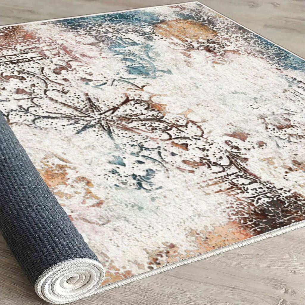 Rocky River, Tappeto Materiale Struttura in Velluto, 300x100 cm Multicolore