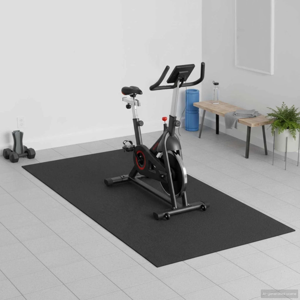 Tappetino di Protezione Sportiva Nero 120 x 60 x 0,6 cm 42025270