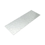 Piastra forata 100x300mm, spessore 2mm, acciaio zincato