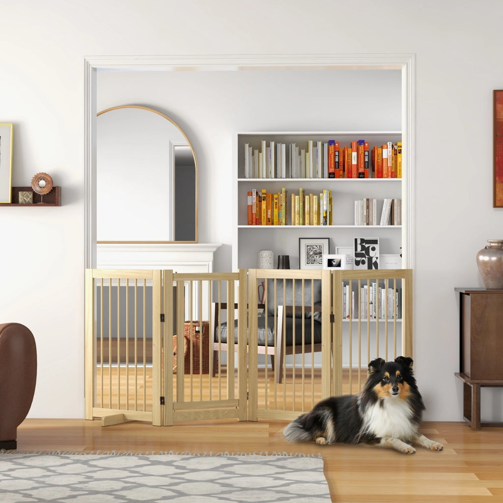 Cancello per Cani ¨C Minimal ¨C Legno 220x36x91cm