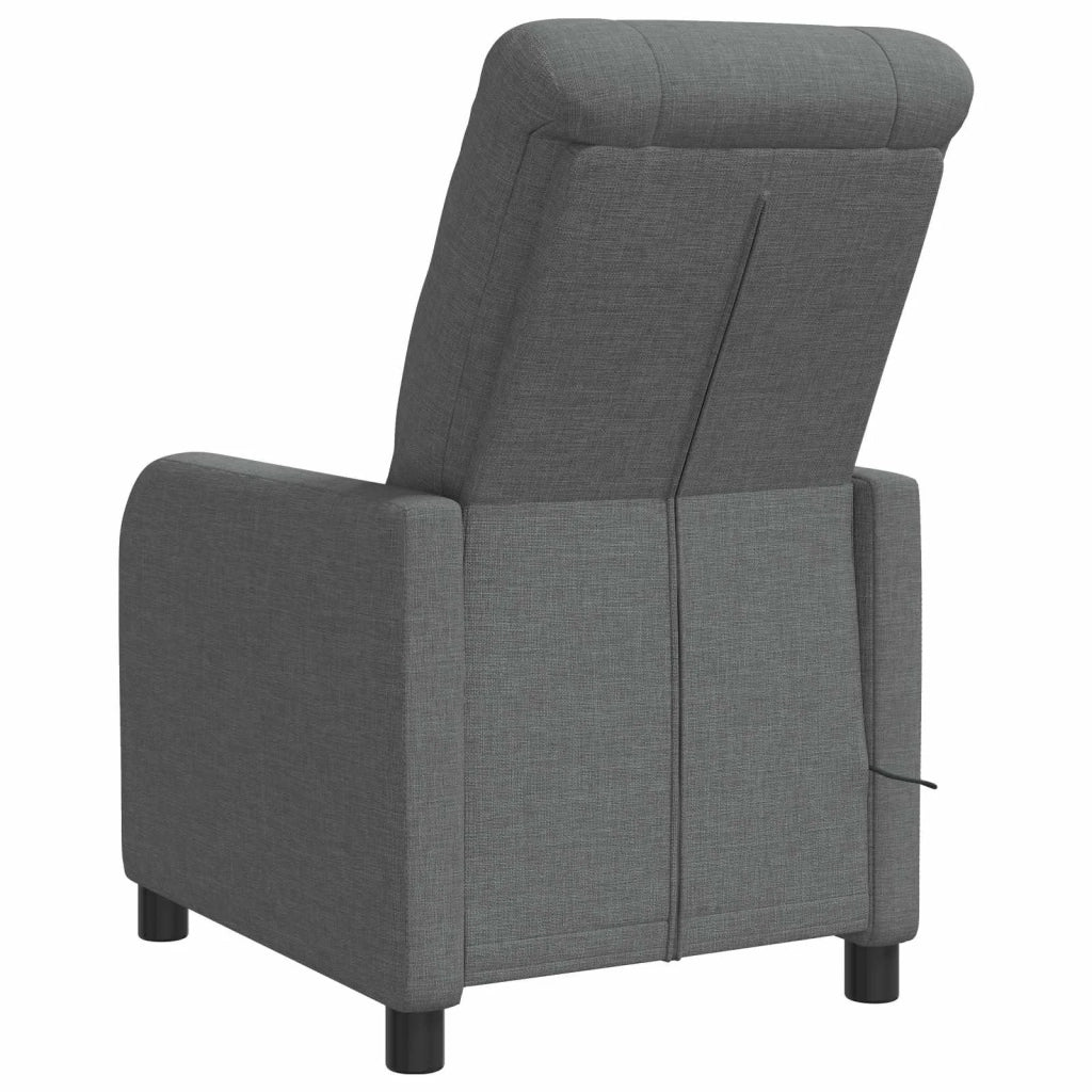 Divano Sedia-Poltrona Massaggiante Grigio Scuro Tessuto 471758