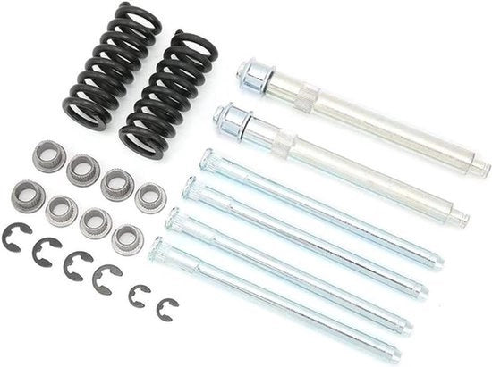 Set di maniglie per porte - Kit di riparazione con cambio olio - Set di riparazione compatibile - Colore grigio - Modello XYZ - Adatto per veicoli del marchio A.