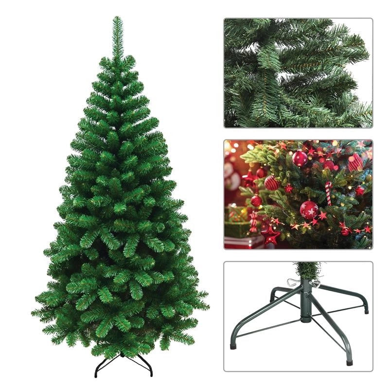 ALBERO DI NATALE ROCCARASO 120 CM VERDE ARTIFICIALE USATO COME NUOVO