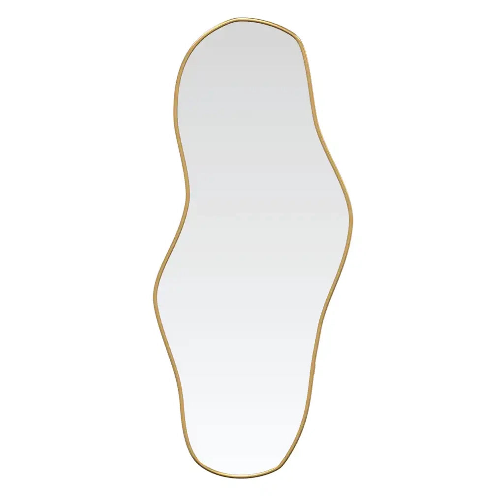 Specchio da Parete Dorato 80x35 cm 348261