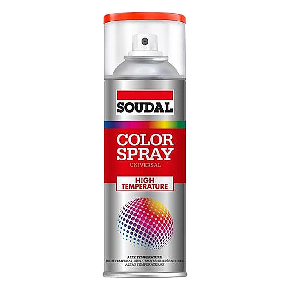 Smalto spray alte temperature alluminio soudal 400 ml