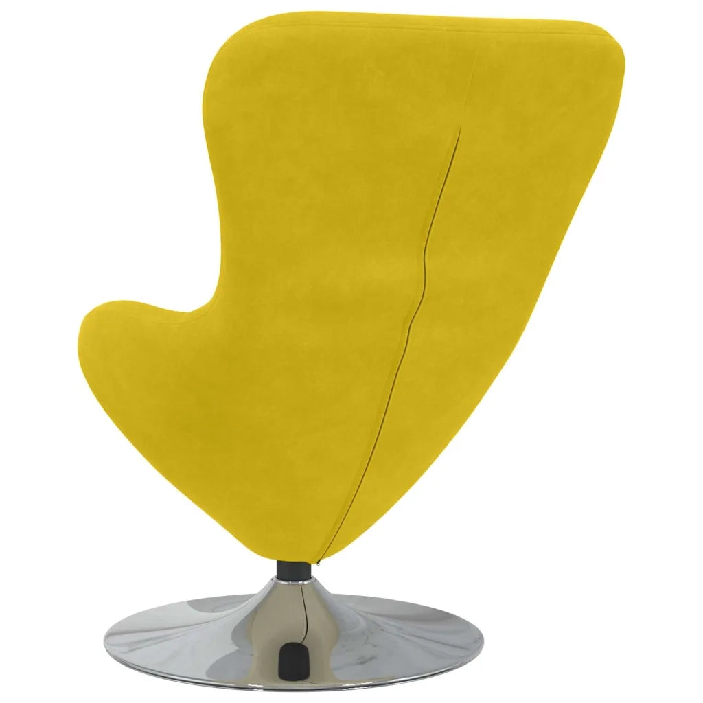 Poltrona | Sedia Relax uovo Giallo Velluto