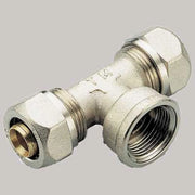 RACCORDO A TEE FEMMINA  20 x 1/2 x 20     TIEMME