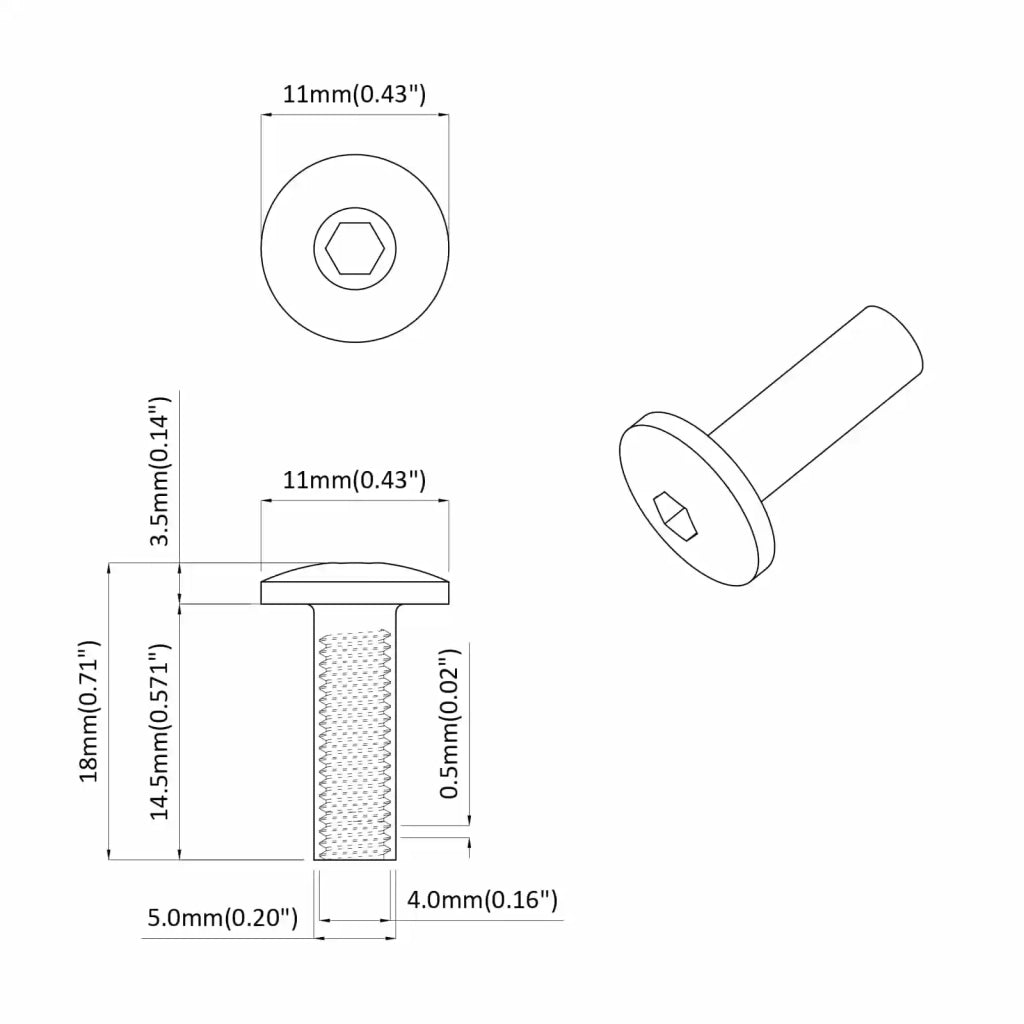 Dadi a Manica 8451 pcs Nero Metallo 864537