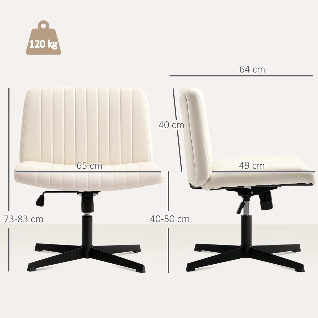 Sedia da Ufficio Regolabile ¨C Minimal ¨C Cremewei? Tessuto