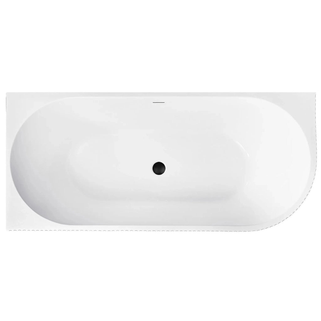 Vasca Bagno Wenus Sinistra 170cm Copritappo bianco