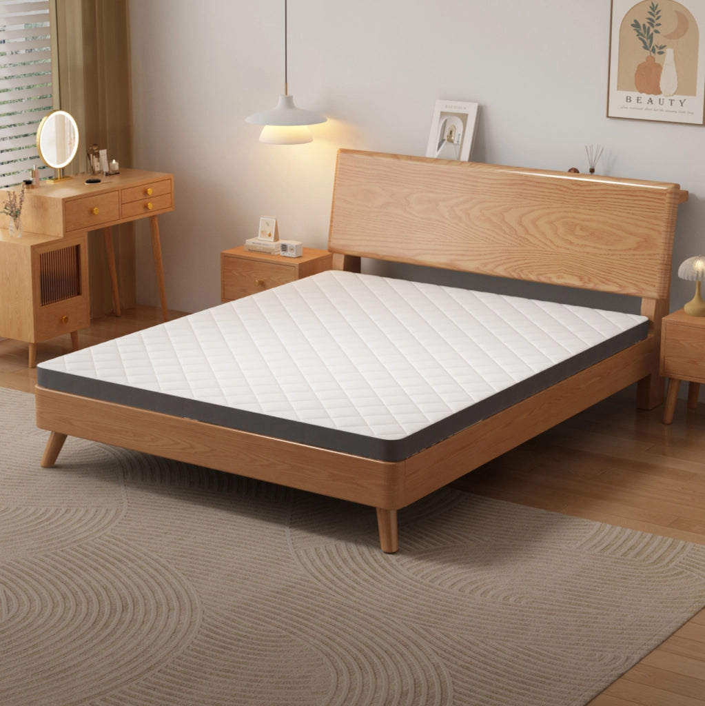 Materasso H3 90x200 cm in schiuma bianco e grigio, Oeko-TEX, 7 cm