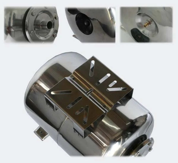 Serbatoio a vescica per aumento pressione domestico serbatoio in acciaio inox da 100 litri 3416123