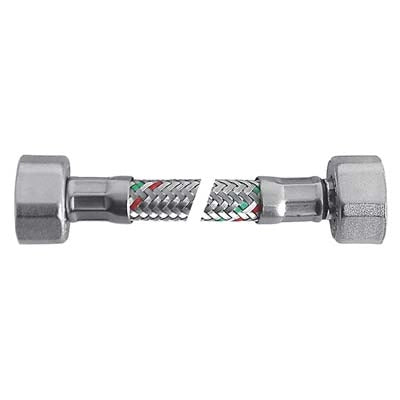 FLESSIBILE FLEXCORE FF PARIGI - INOX 304/PE-RT + GUARNIZIONE 1/2FF CM 50- 5 pezzi