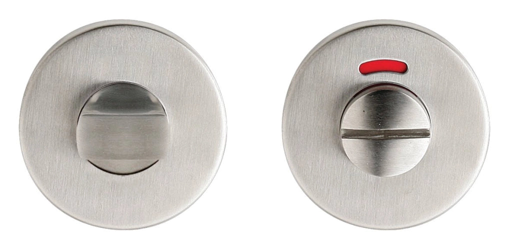 NOTTOLINO WC E SEGNALATORE INOX 'TONDO' Ø 52 mm - Col. Inox satinato - FIMET MANIGLIE