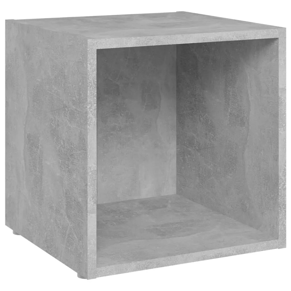 Set Mobile TV 6 pz | Armadietto TV | Mobile Porta TV Grigio Cemento in Legno Multistrato