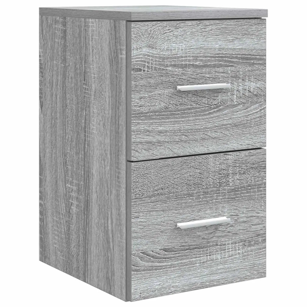 Set di mobili per il bagno 5 pz Sonoma grigio 3406932