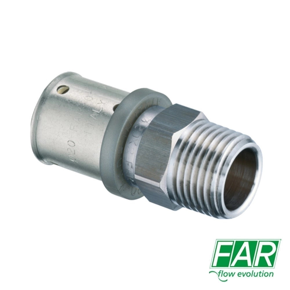 Niplex Maschio 1/2'' FAR 5900 in Ottone D.16x2