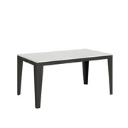 Tavolo Allungabile 160-264x90x80 cm Flame Evolution Bianco Frassino