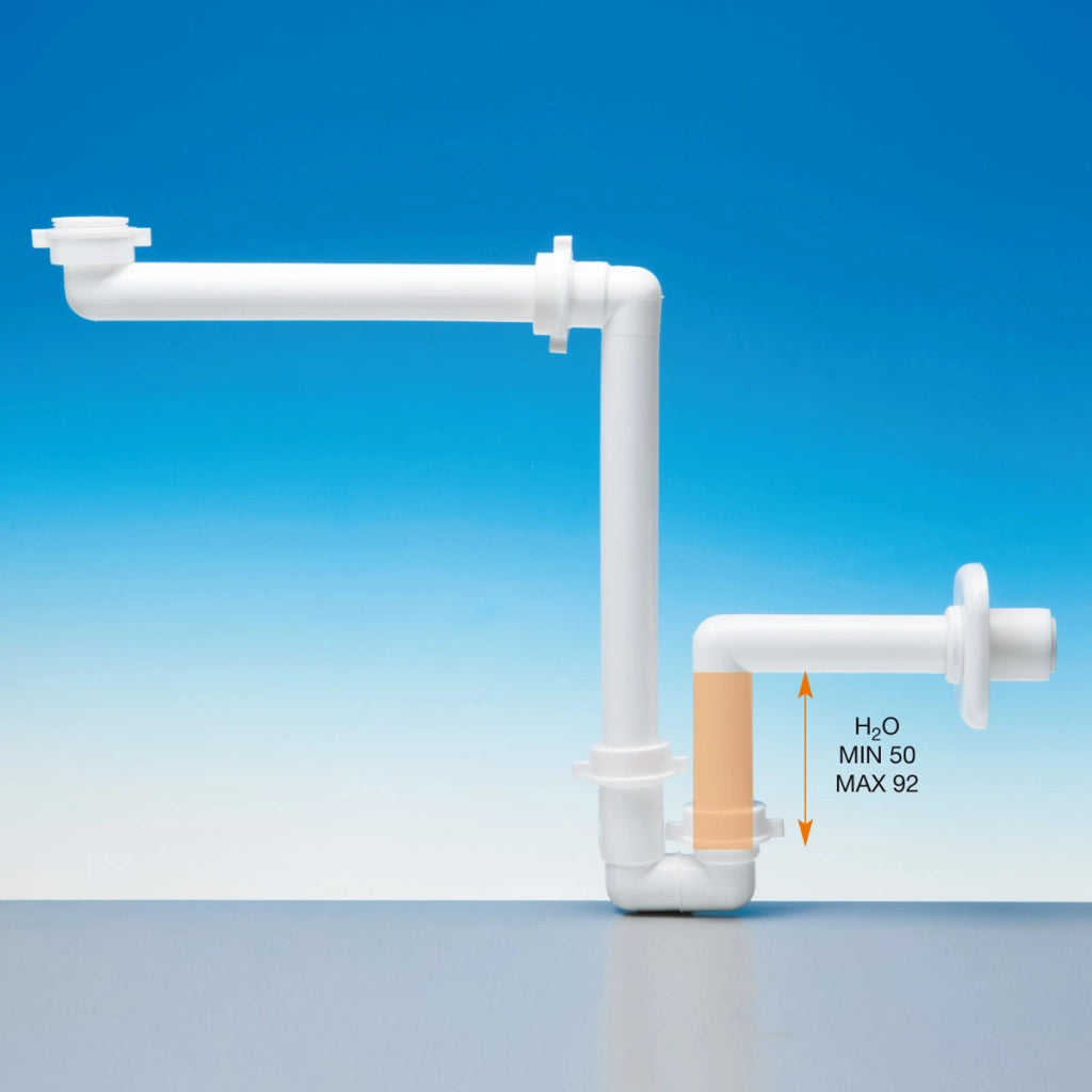 SIFONE SPAZIOBAGNO PER LAVABO- Bianco- LIRA- pezzi 1