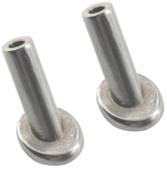 (20 pezzi) Protezione per cavi di corda in acciaio inossidabile 316 per balaustra in legno con corda in acciaio inox 1/8" per posti di sostegno in legno
