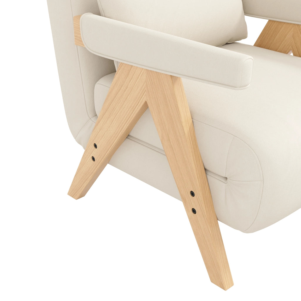 Poltrona Letto Singola Pieghevole ¨C MINIMAL ¨C Tessuto Imbottito