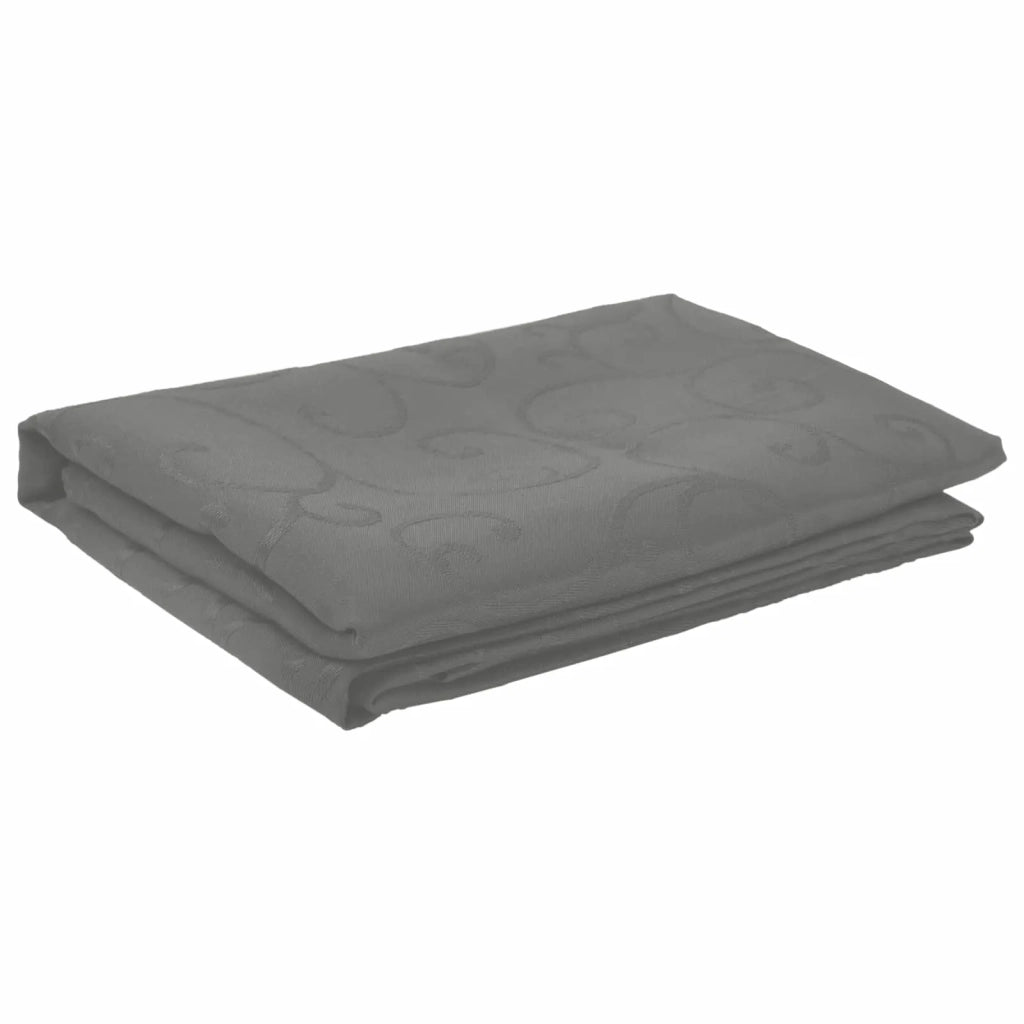Tovaglia da Tavolo Rettangolare Grigio Chiaro 110 x 180 cm 42040080