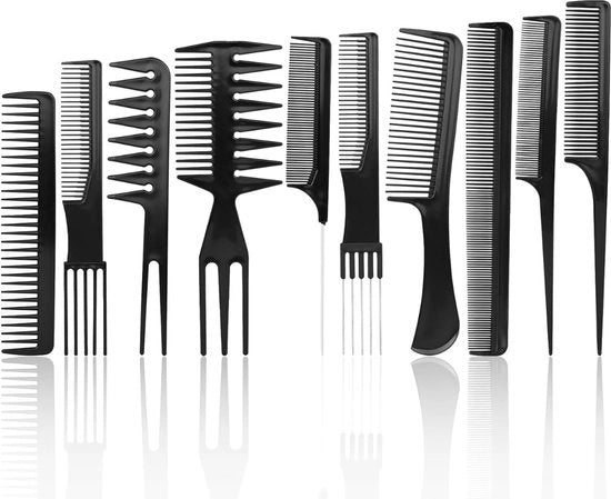 Set di pettini professionale, 10 pezzi