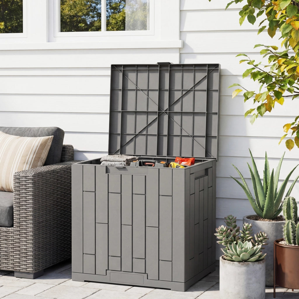 Baule per Esterno 114L ¨C zephmum ¨C Grigio
