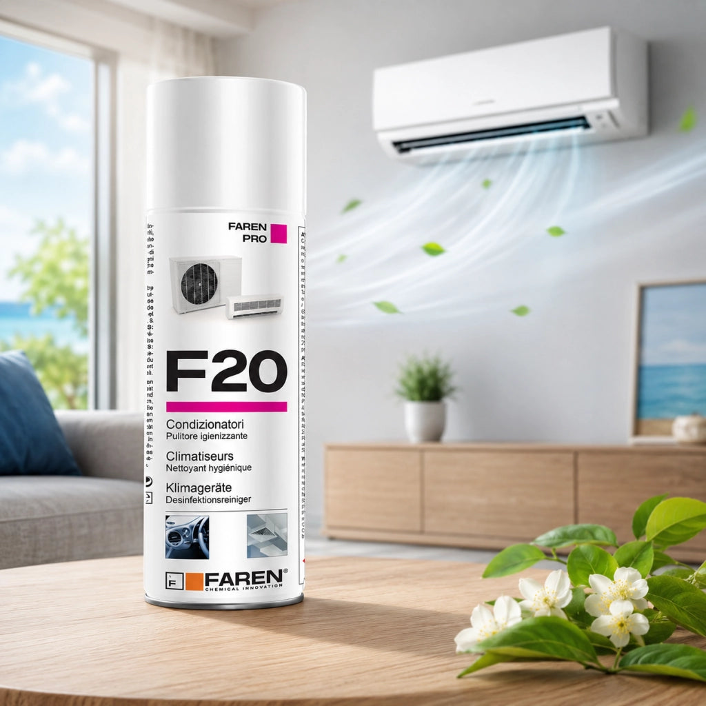 Faren f20 igienizzante spray profumato per climatizzatori casa auto 400ml 3 pezzi