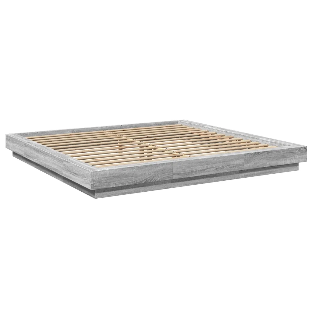 Giroletto Grigio Sonoma 180x200 cm in Legno Multistrato