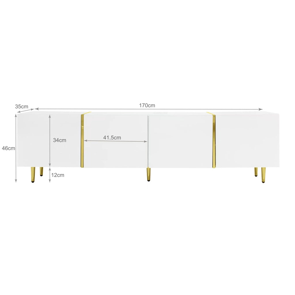 Mobile TV a 4 Ante Lucido ¨C MINIMAL ¨C Bianco