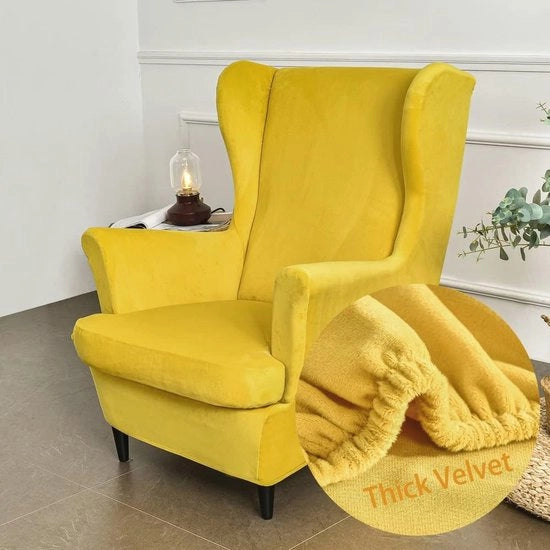 Sedili per braccio 2 pezzi in colore uniforme moda - Giallo