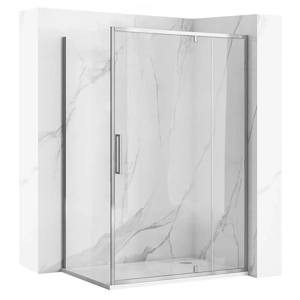 Cabina Doccia Rea Rapid Swing Chrom 90x80