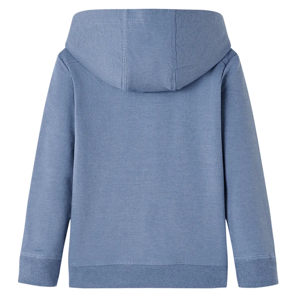 Felpa con Cappuccio per Bambini Blu M¨¦lange 140