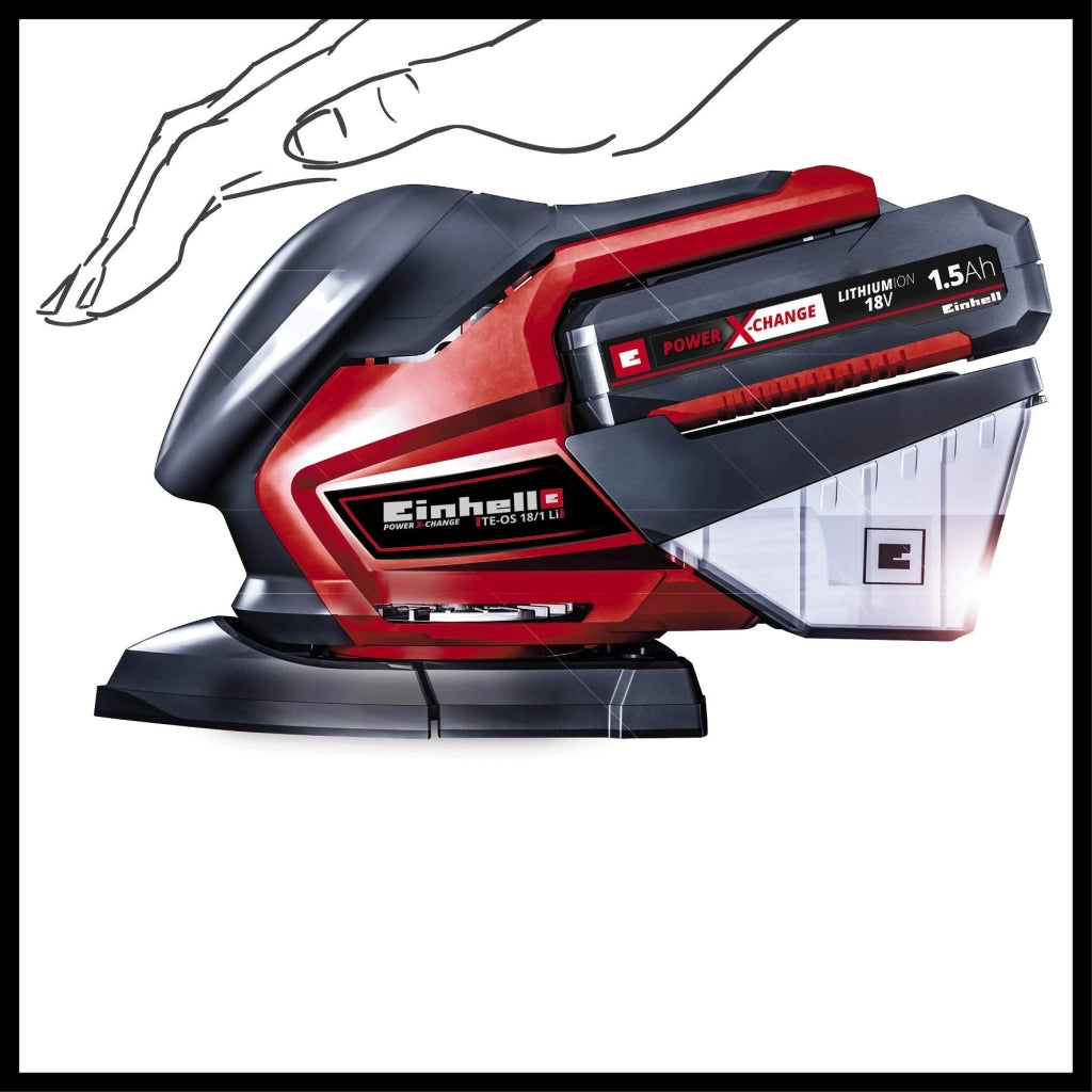Levigatrice Orbitale a Batteria 18 V (teos 18 150 Li) Einhell