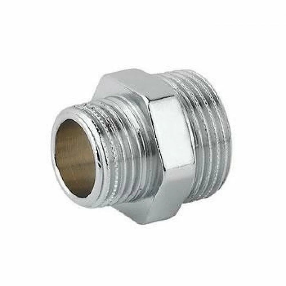 Nipplo ridotto ottone cromato 3/ 4 x3/8