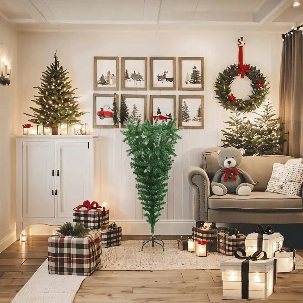 Alberi di Natale PVC, Steel Verde 329172