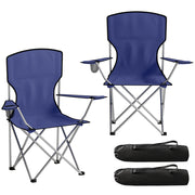Sedia da giardino pieghevole ¨C Minimal ¨C blu scuro 88x57x97 cm