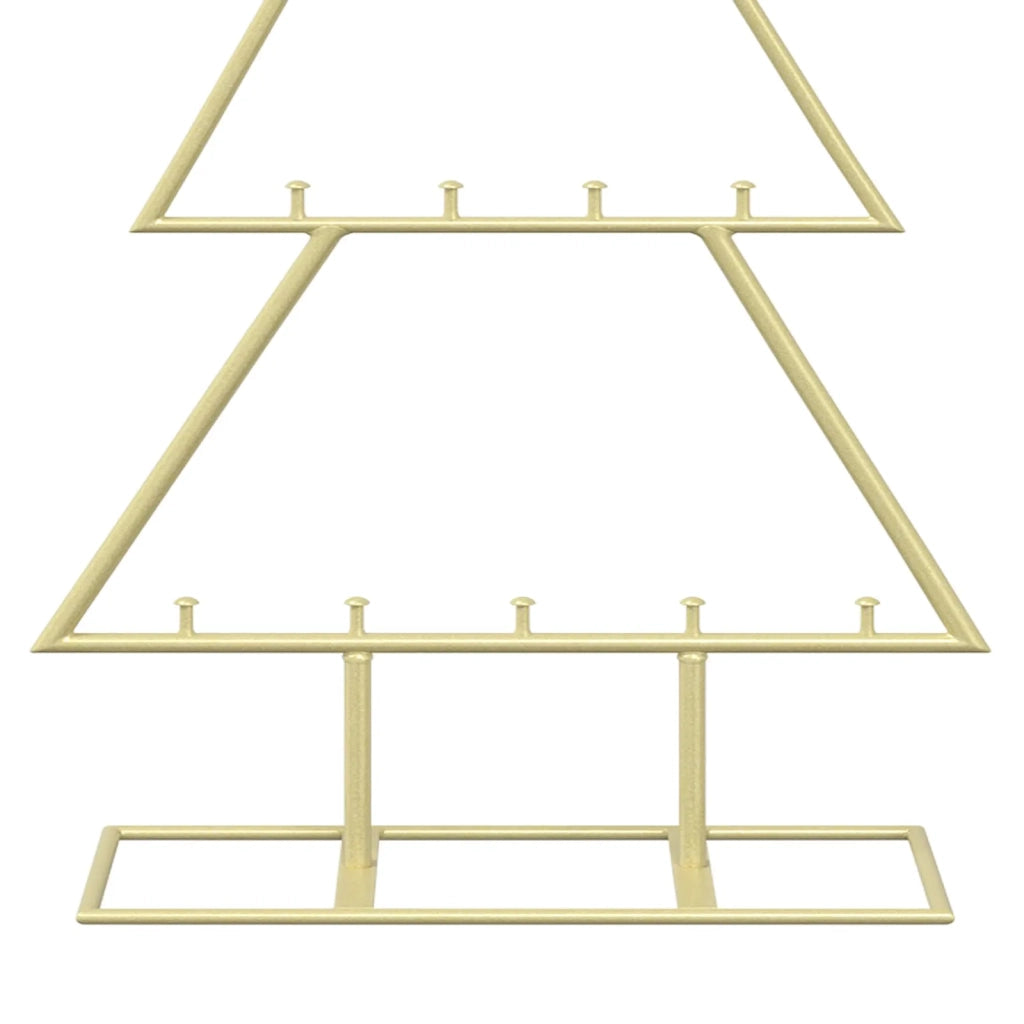 Albero di Natale in metallo con supporto KUOPIO 60 cm Acciaio 42053816