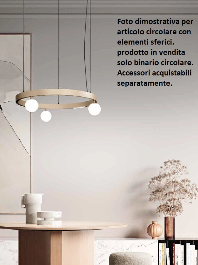 BINARIO CIRCOLARE R100 A SUPERFICIE ORO