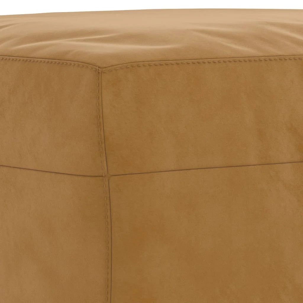 Panca/panca in velluto marrone 70 x 35 x 41 cm 02_0010690