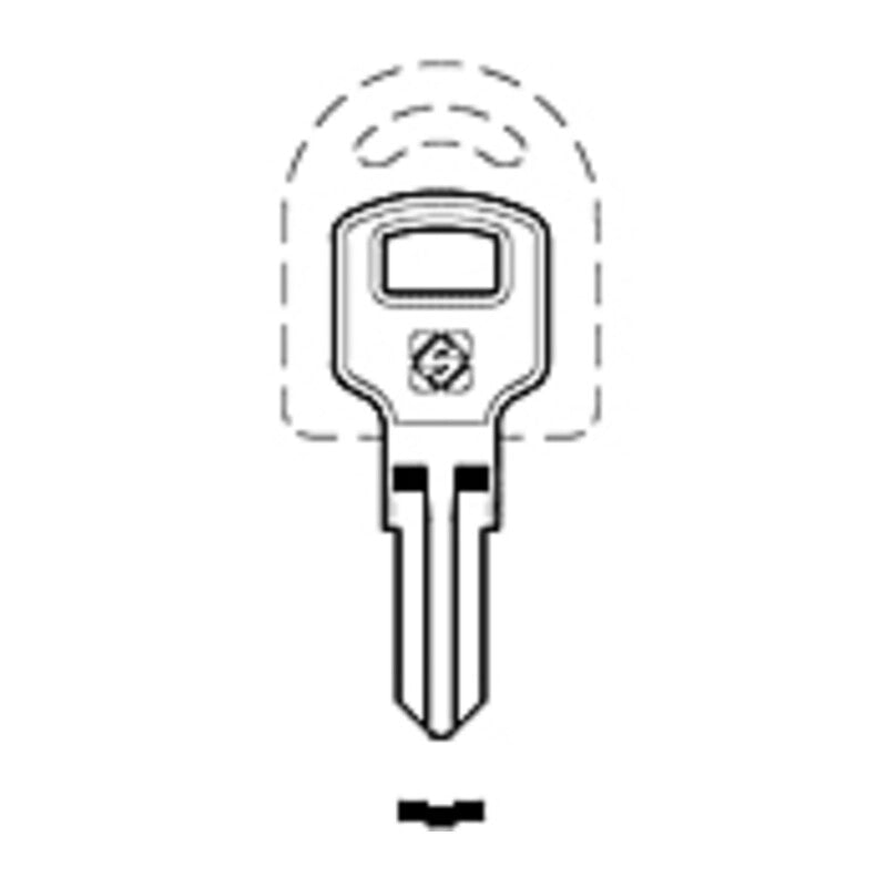 SILCA MER37 CHIAVE PROFILO OTTONE- 10,0 pz