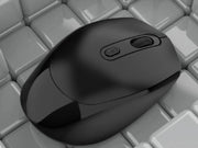 Maus 2,4 GHz Bluetooth 1600 dpi compatibile con PC, laptop e Mac - nero