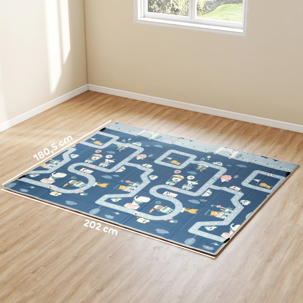 Tappeto da gioco per bambini ¨C Minimal ¨C 202x180.5x1 cm multicolore