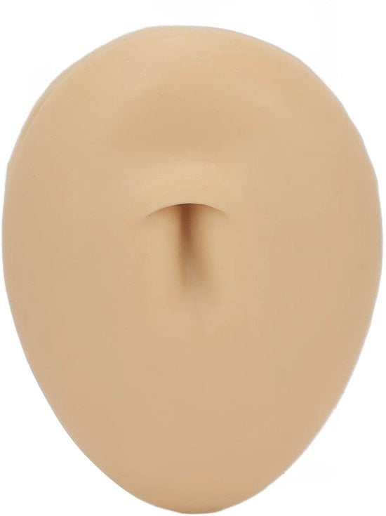 Modello navale in silicone morbido - Display modello acupuntura - Modello navale umano - Adatto per pratiche di piercing - Modello per dimostrazione - Modello per piercing