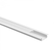 Profilo LED P01 incasso bianco diffusore satinato 1m